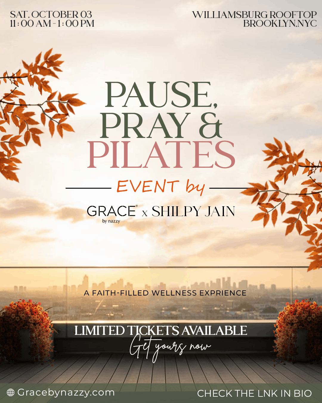 Event Poster. Creative for wellness & events.